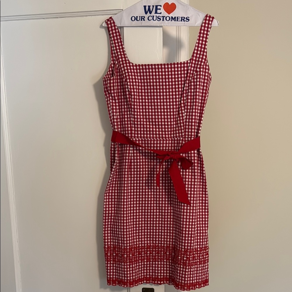 Spenser Jeremy Red Gingham Mini Dress
